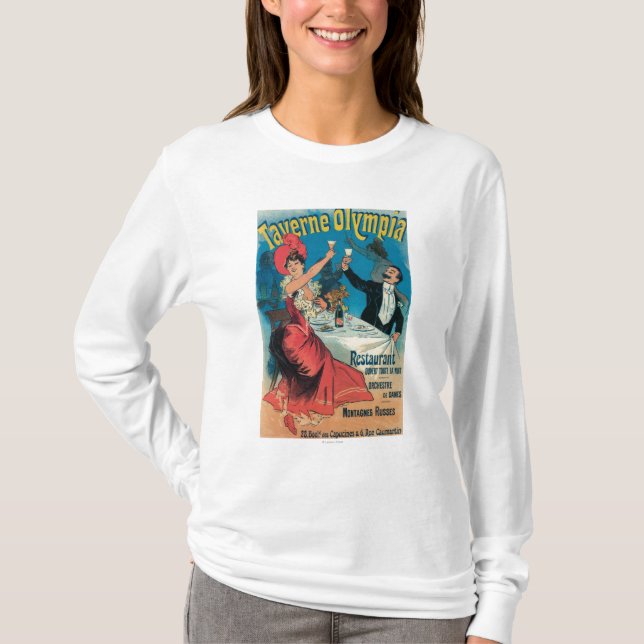 Taverne Olympia befordrings- affisch Tee (Framsida)