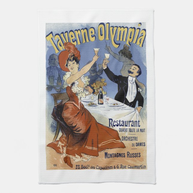 Taverne Olympia Kökshandduk (Vertikal)