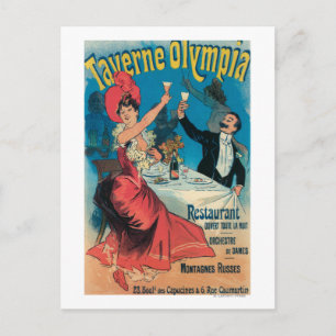 Taverne Olympia-Poster Vykort