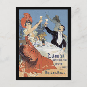 Taverne Olympia ~ Restaurang Öppen Hela Natten Vykort