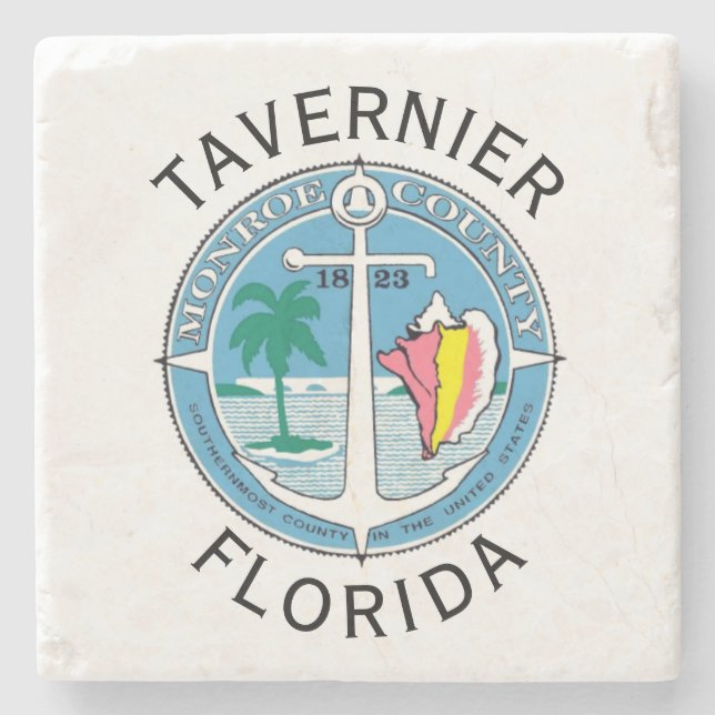 Tavernier - Florida Keys Stenunderlägg (Framsidan)
