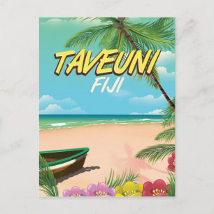 Taveuni Fiji-reseaffisch Vykort