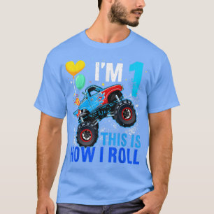 Tävla 1:a födelsedagen Boy Blaze Car 1-åringar T Shirt