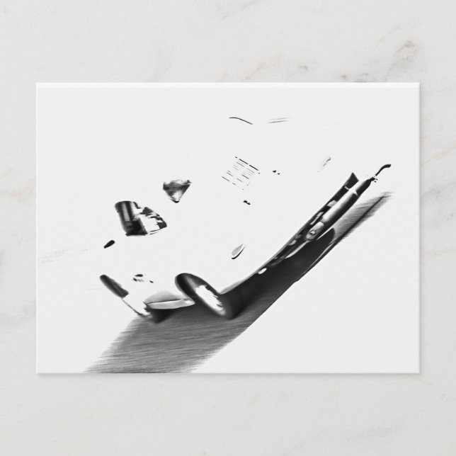 Tävla A skugga Vykort (Framsida)