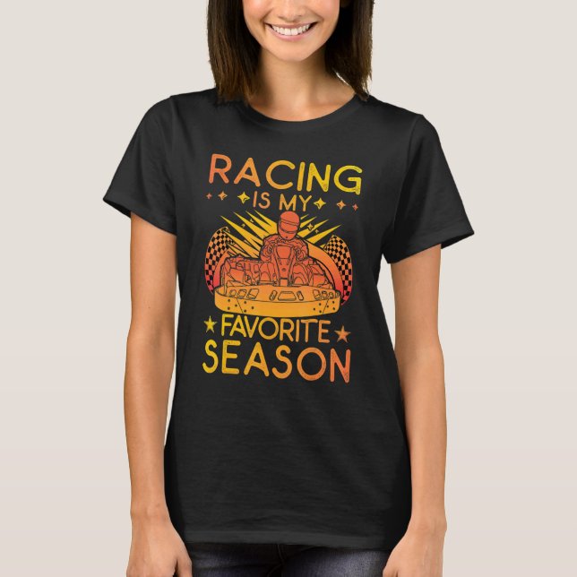 Tävla är min favoritsäsong. t shirt (Framsida)