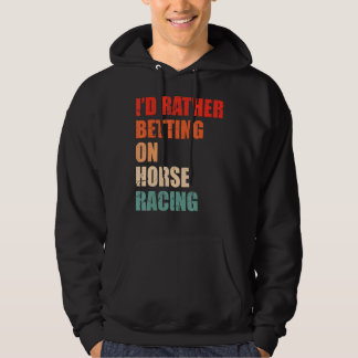 Tävla av häst för en period av hästdjurets derby 1 hoodie