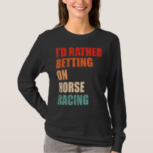 Tävla av häst för en period av hästdjurets derby 1 t shirt