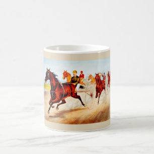 Tävla av häst kaffemugg