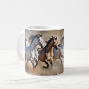 Tävla av häst kaffemugg