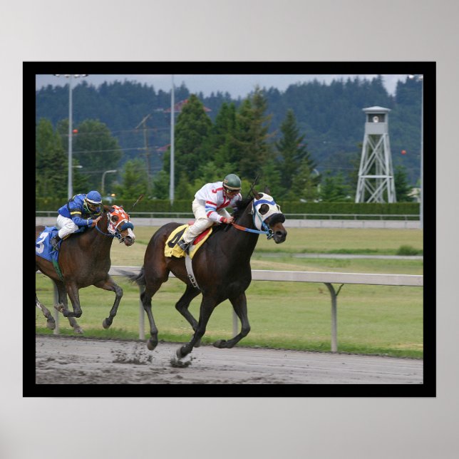 Tävla av häst poster (Framsidan)