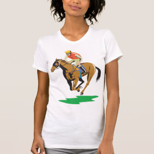 Tävla av häst t shirt
