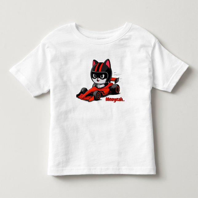 Tävla av kattbil t shirt (Framsida)