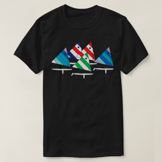 Tävla av sjöbåtar t shirt (Design framsida)