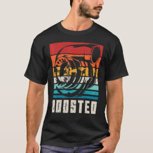 Tävla av turbobil med bostad bil t shirt