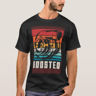 Tävla av turbobil med bostad bil t shirt