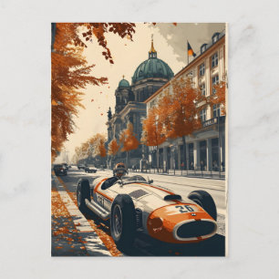 tävla av vintage i Berlin Vykort