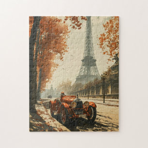 tävla av vintage i Paris Pussel