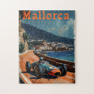 tävla av vintage på Mallorca Pussel