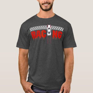 Tävla Avsluta Slutradspalt T - Dra Tävla Shirt