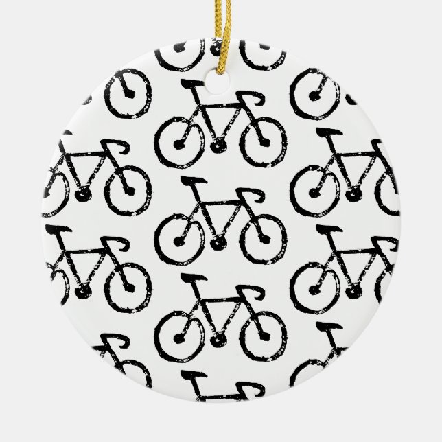 Tävla Bike Print Ornament (Framsidan)