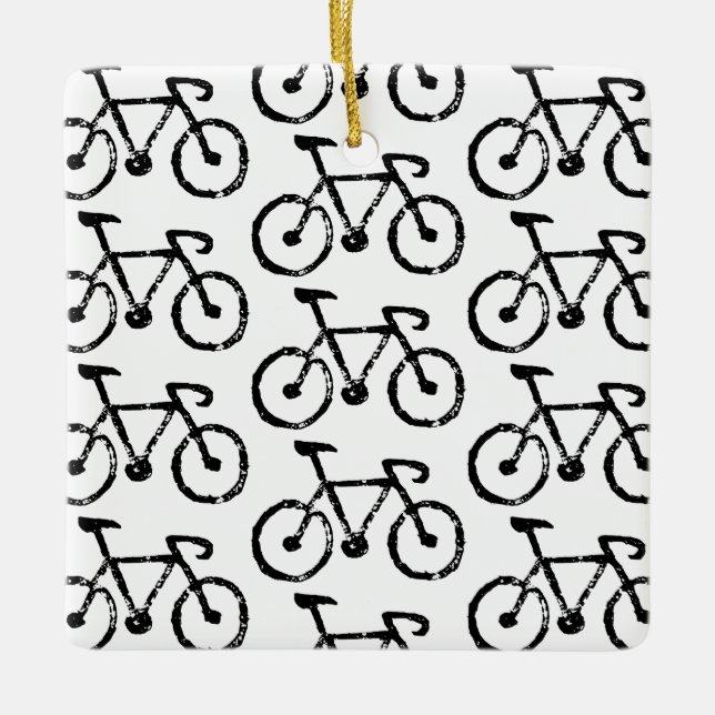 Tävla Bike Print Ornament (Framsida)