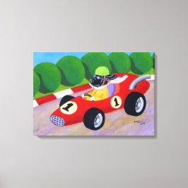 Tävla Black Labrador Artwork Canvastryck