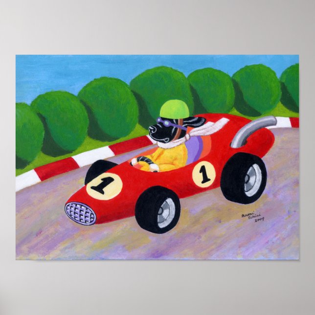 Tävla Black Labrador Artwork Poster (Framsidan)