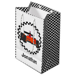 Tävla Car Checkat Mönster gift Bag