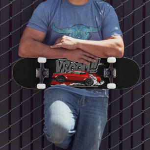 TÄVLA CAR FULLT HASTIGHET VROOM! Skateboard Deck