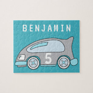 Tävla Car Personalizable Kids Puzzle Pussel