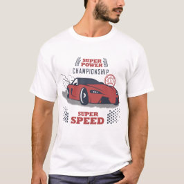 Tävla Car Red T Shirt