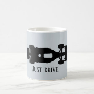 Tävla Car Silhouette-Anpassade Kaffemugg