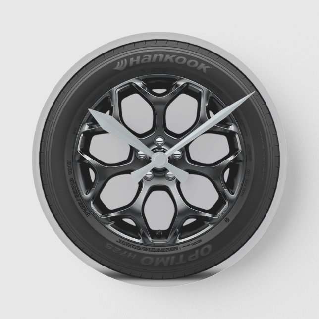 Tävla Car Wheel Rim Gran Turismo Movie GT7 Rund Klocka (Framsida)