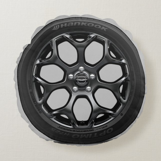 Tävla Car Wheel Rim Gran Turismo Movie GT7 Rund Kudde (Framsidan)