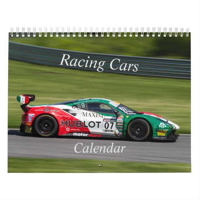 Tävla Cars Calendar Kalender (Omslag)