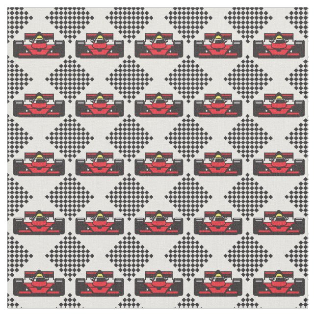 Tävla Cars Design Fabric Tyg (Närbild)