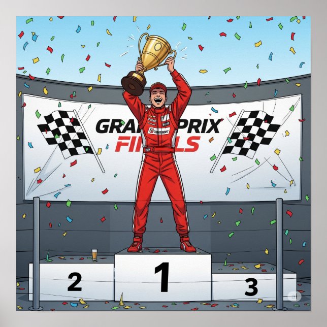 Tävla Champion Poster (Framsidan)