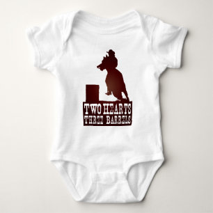 tävla, cowgirl, rödnackhäst tee shirt