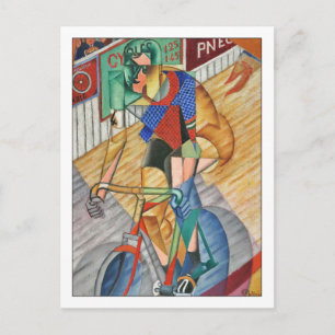 Tävla Cyclist av Metzinger Vykort