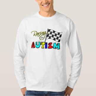 Tävla för Autismlångärmadutslagsplats T-shirt
