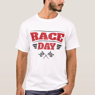 Tävla för Flagga- som kontrollerats i tävling T Shirt