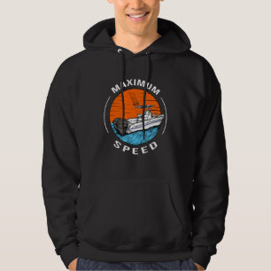 Tävla för höghastighetsfartyg hoodie