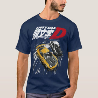 Tävla för inledande D-bergsdrift, Tandem AE86 mot  T Shirt