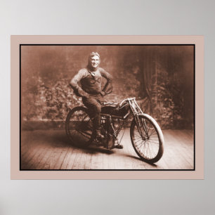 Tävla för motorcykel: Vinnare 100 mi tävling, Nort Poster