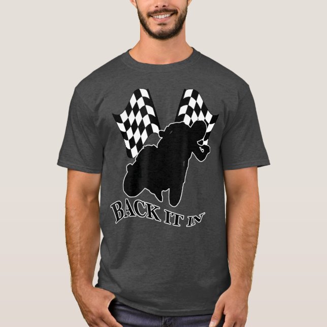 Tävla för motorcyklar (Flat track T shirts) T Shirt (Framsida)