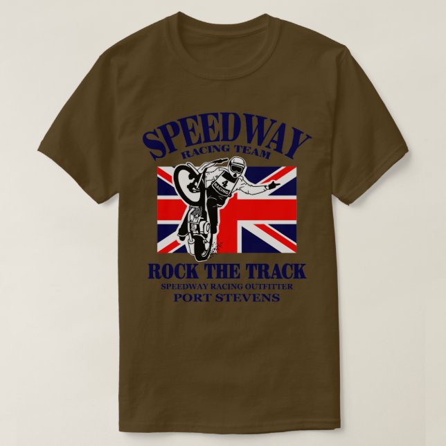 TÄVLA för motorcyklar i Storbritannien  T Shirt (Design framsida)