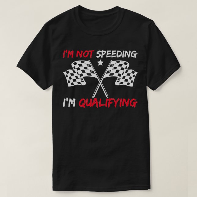 Tävla för motorsport som inte uppfyller kraven t shirt (Design framsida)