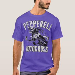 Tävla för MX-skjorta Pepperell Motocross 1976 T Shirt