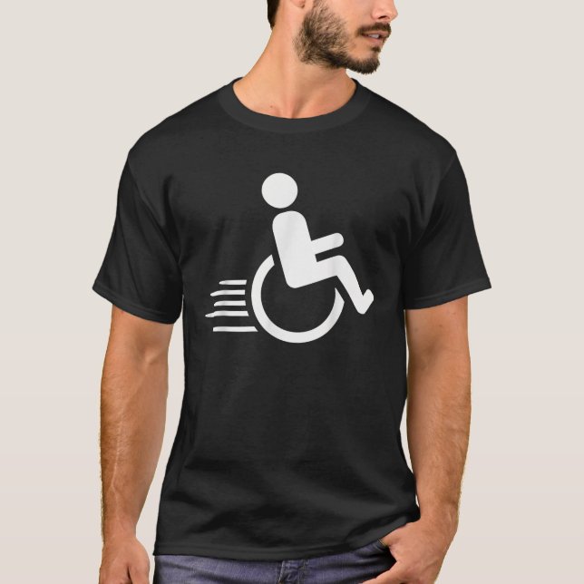 Tävla för rullstol t shirt (Framsida)