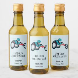 Tävla för rullstol vinetikett